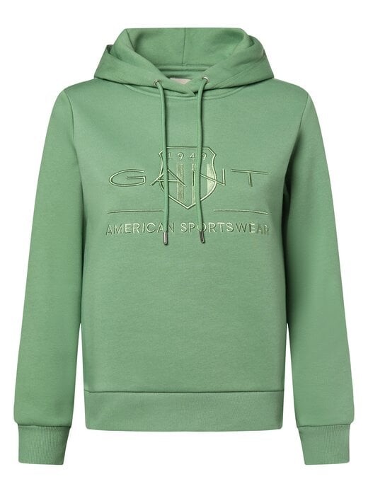 

Толстовка с капюшоном Gant, зеленый