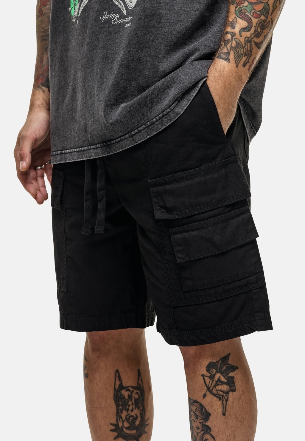 

Спортивные штаны Cargo Black Bermuda Shorts Good For Nothing, черные