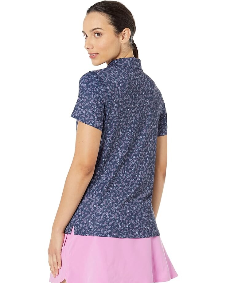 

Поло Puma Mattr Fancy Plants Polo, цвет Navy Blazer/Pale Grape