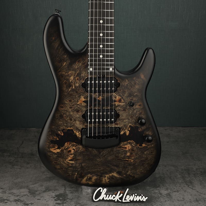 

Электрогитара Music Man Jason Richardson Signature Cutlass 7-String Electric Guitar - Natural, Buckeye Burl Top