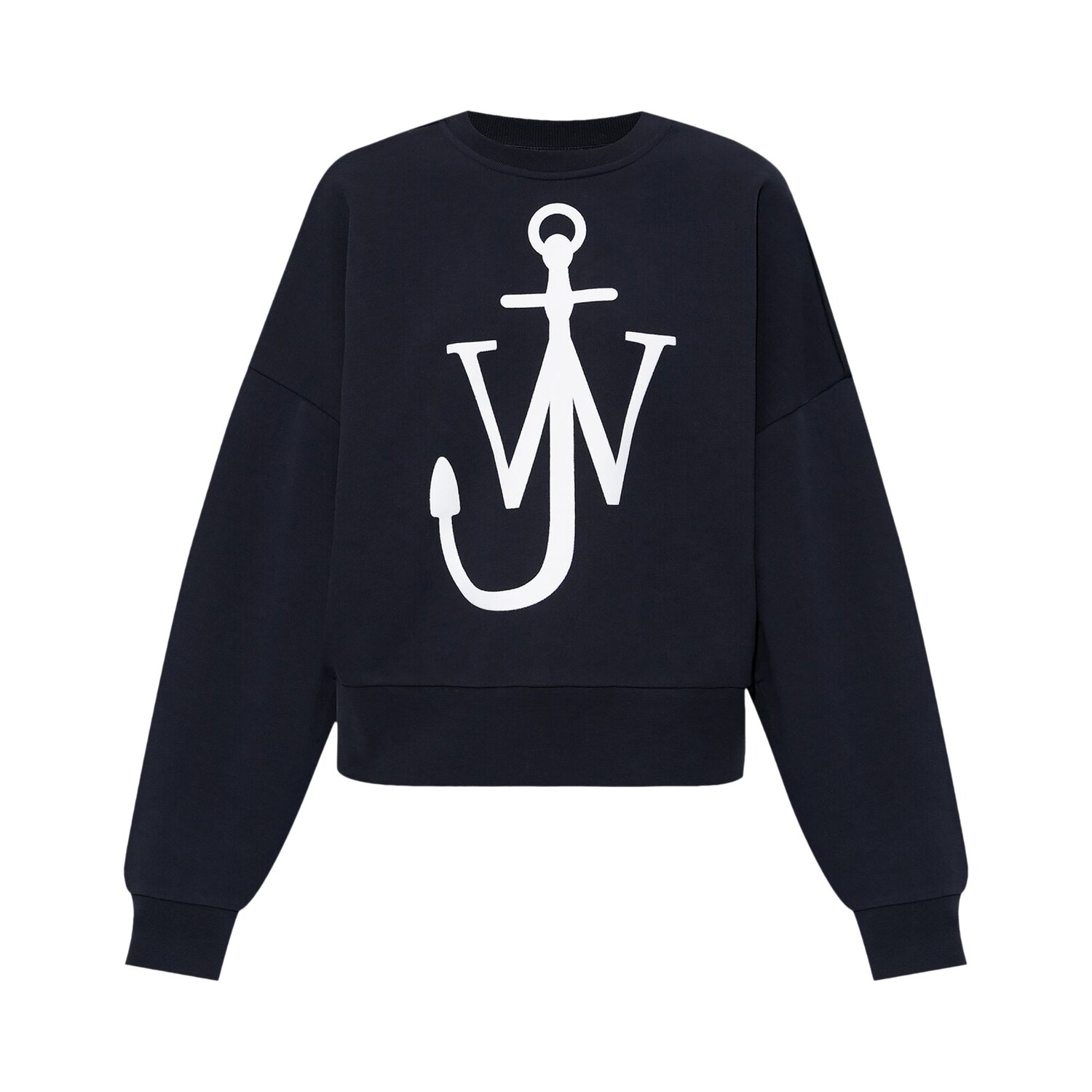 

JW Anderson Толстовка с логотипом Anchor, темно-синий