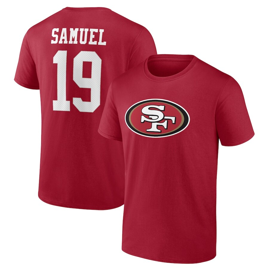 

Футболка с коротким рукавом Fanatics Branded San Francisco 49Ers, алый