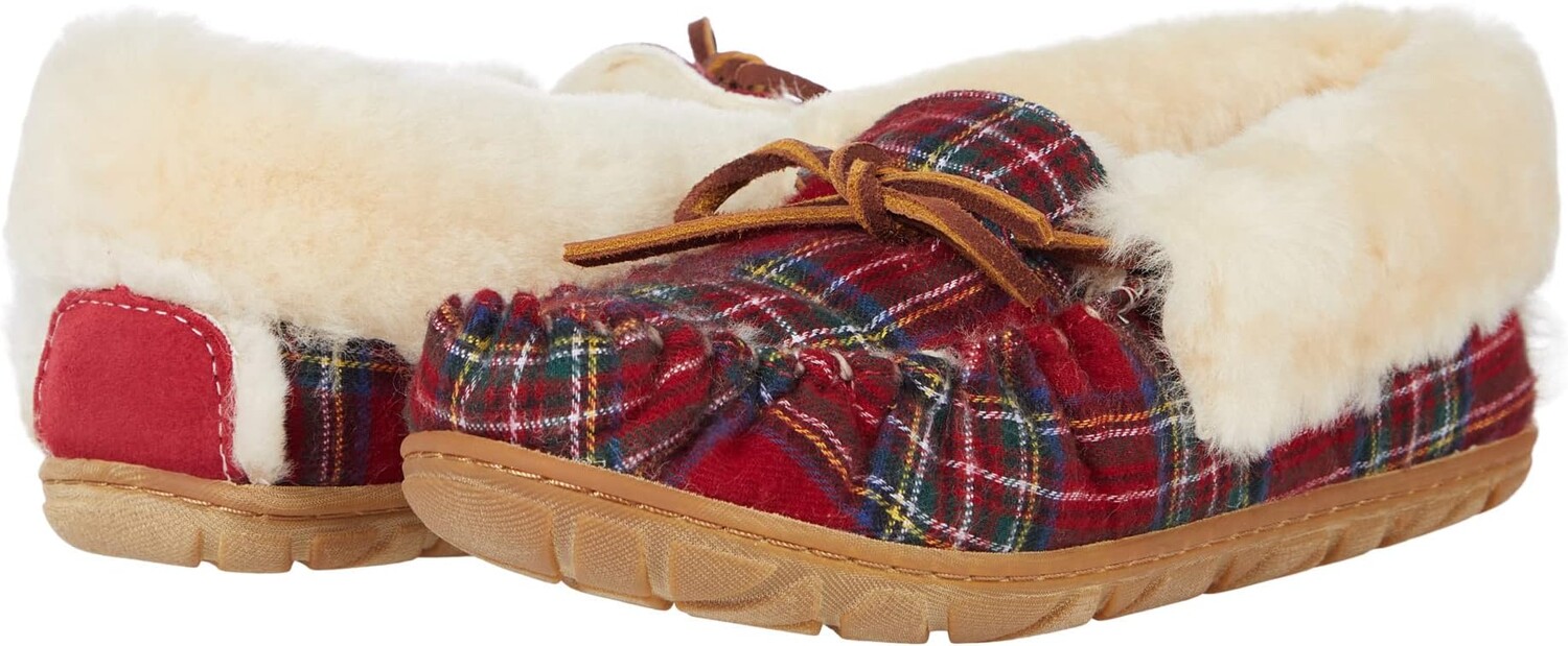 

Тапочки Wicked Good Moccasins Plaid L.L.Bean, цвет Royal Stewart