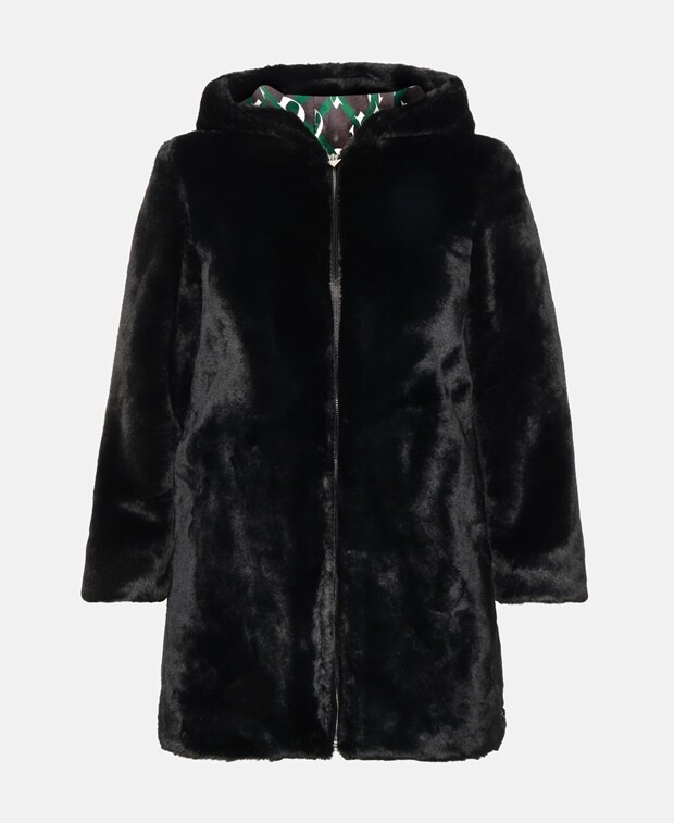 

Куртка из искусственного меха Guess, черный