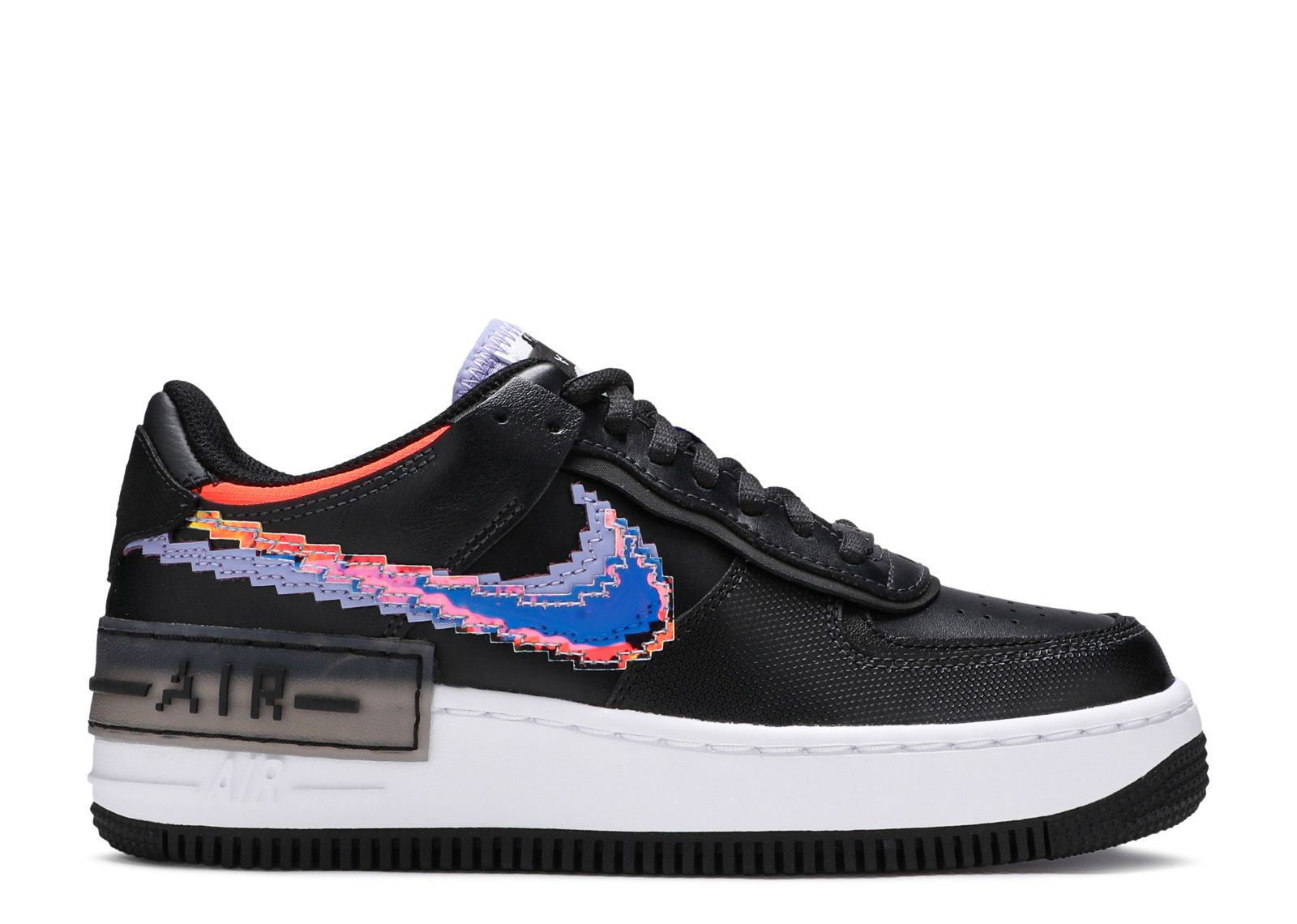 

Кроссовки Nike Wmns Air Force 1 Shadow Se 'Pixel Swoosh - Off Noir', черный