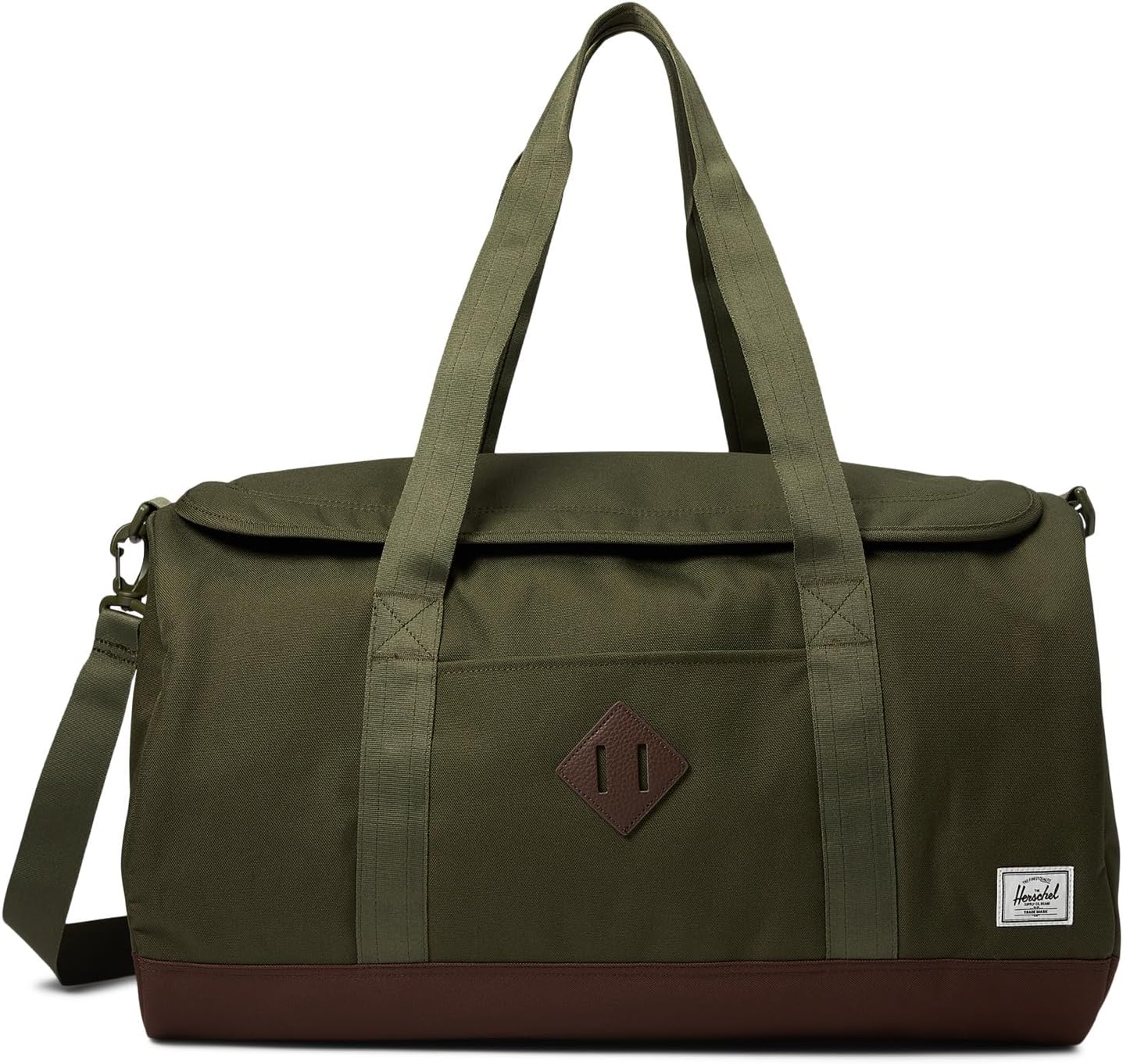 рюкзак pop quiz backpack herschel supply co цвет light taupe chicory coffee Спортивная сумка Heritage Herschel Supply Co., цвет Ivy Green/Chicory Coffee