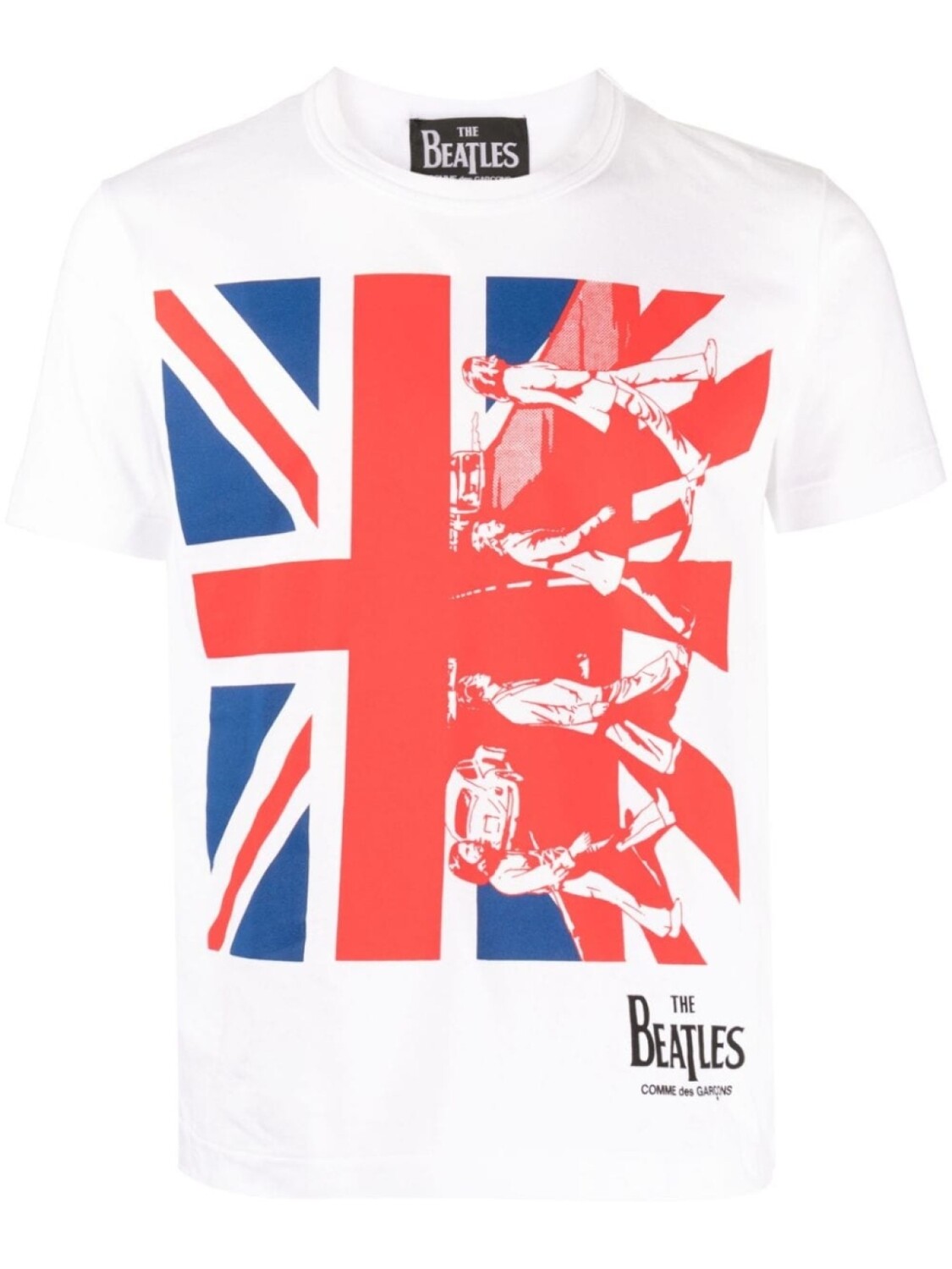 

Футболка с принтом The Beatles X Comme Des Garçons, белый