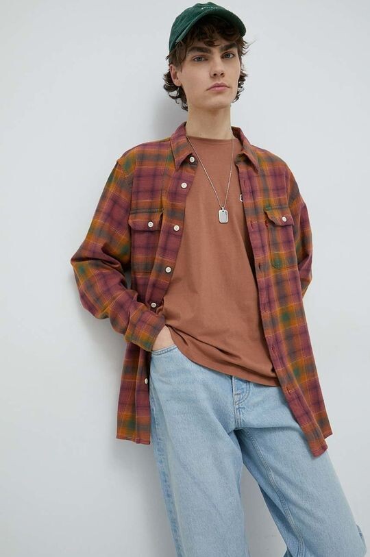 

Хлопковая рубашка Levi's, мультиколор