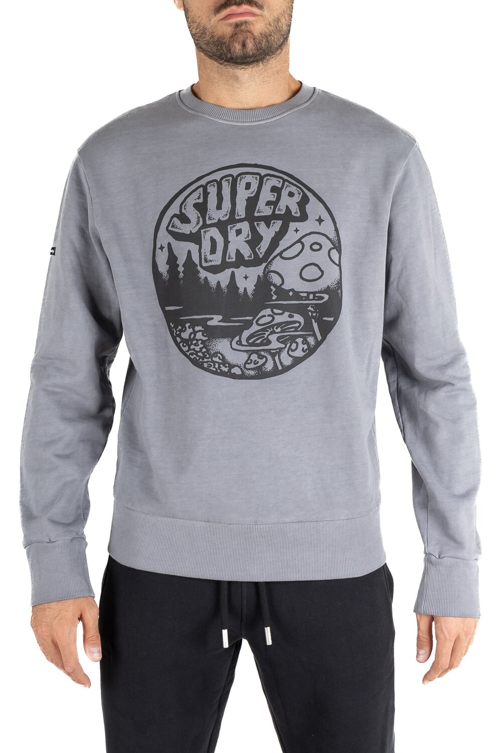 

Толстовка - Серый - Классический крой SUPERDRY, серый