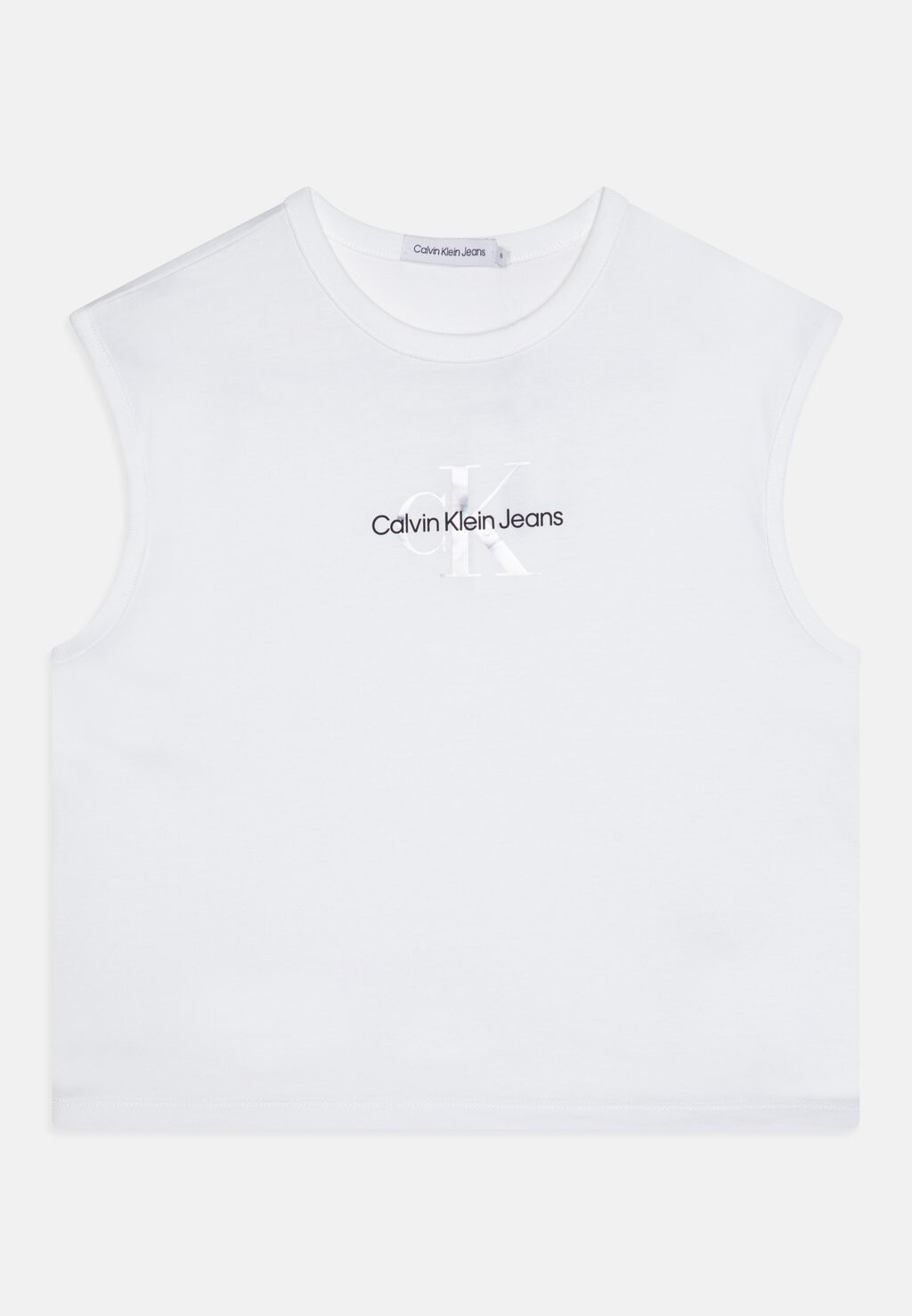 

Топ MONOLOGO RELAXED UNISEX Calvin Klein Jeans, цвет bright white