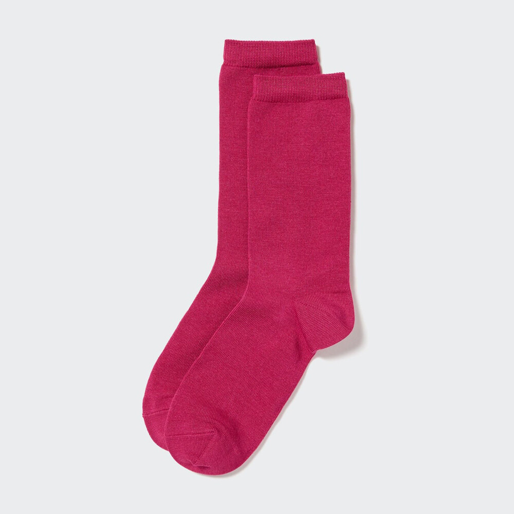 

Женские носки Uniqlo HEATTECH классические, розовый