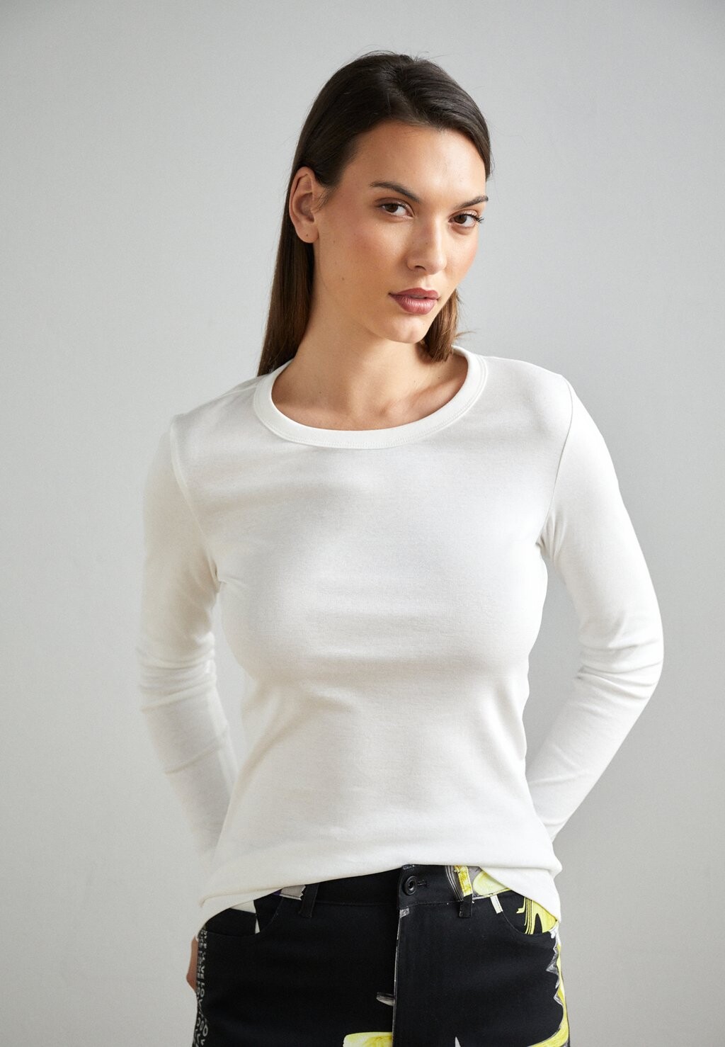 

Рубашка с длинным рукавом Esprit, белый