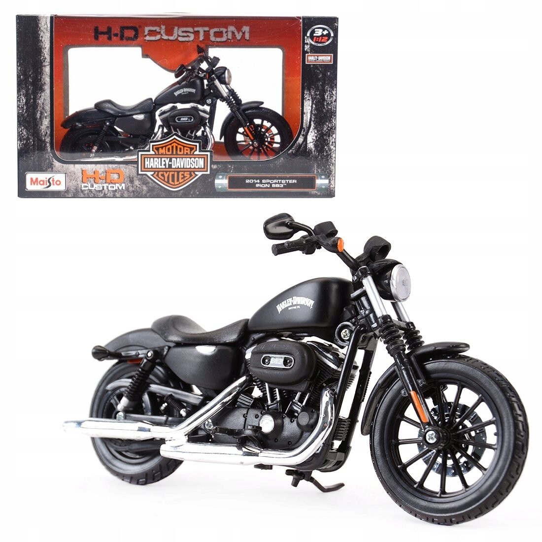 

Harley Davidson Sportster Iron 883 2014 г. масштаб 1:12 HLO