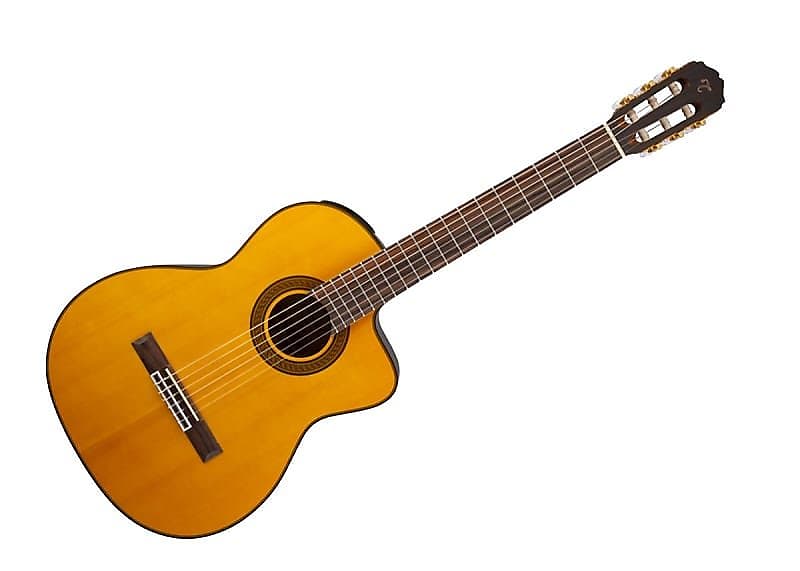 электроакустика takamine gc1ce nat Акустическая гитара Takamine GC1CE NAT, Nylon String Acoustic-Electric Guitar - Natural