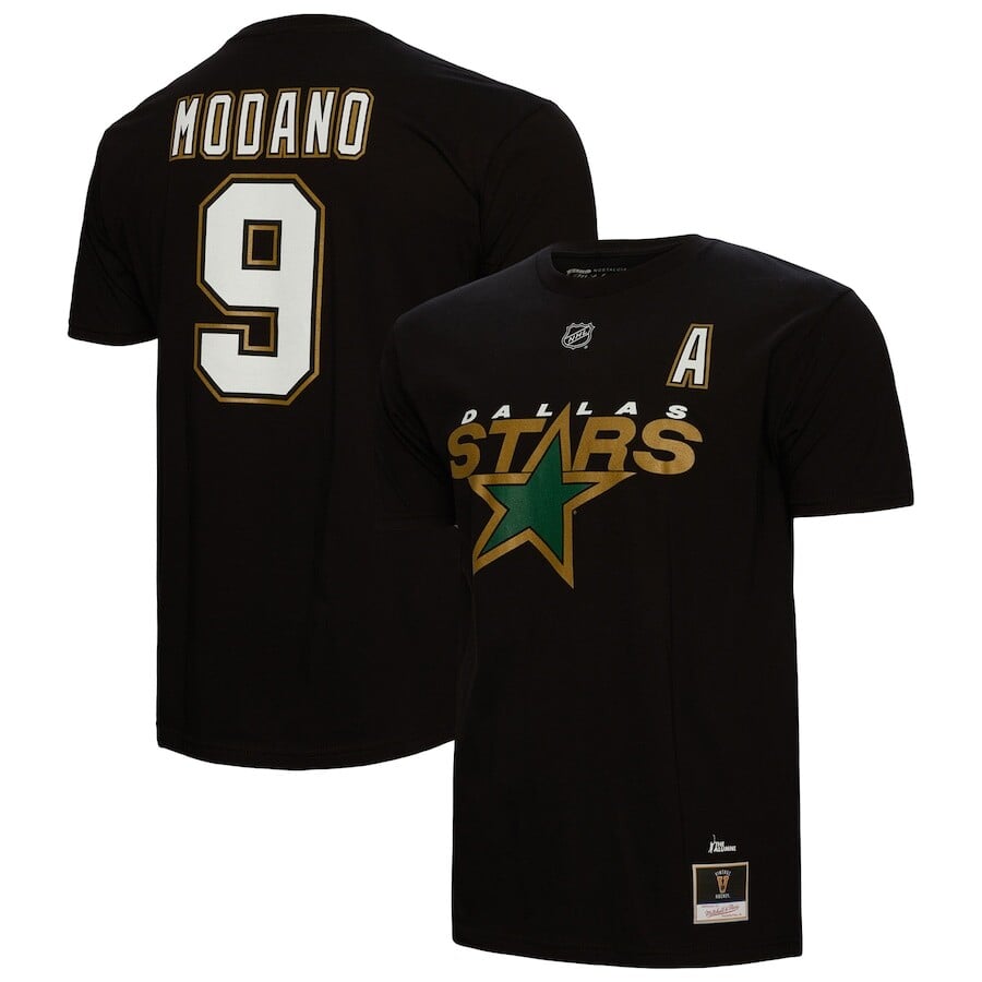 

Футболка с коротким рукавом Mitchell & Ness Dallas Stars, черный