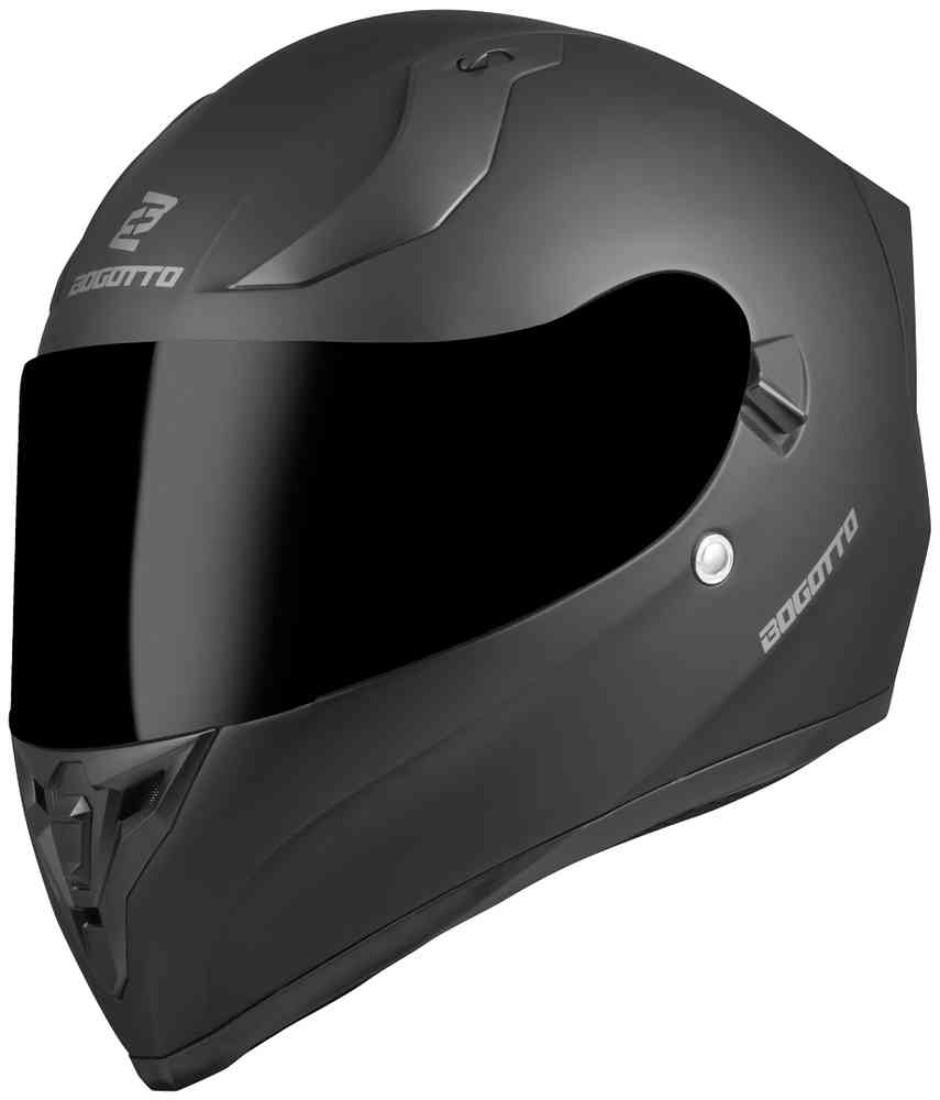 H128 Твердый шлем Bogotto, черный мэтт h589 твердый реактивный шлем bogotto браун мэтт