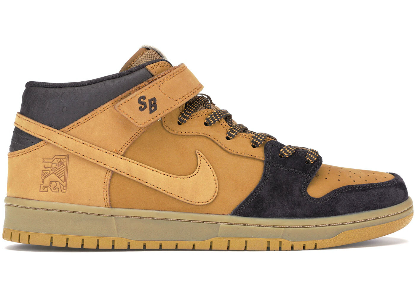 

Кроссовки Nike SB Dunk Mid, коричневый