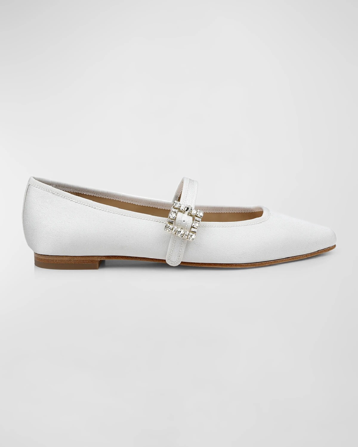 

Балетки Мэри Джейн с блестками Brystol Badgley Mischka, слоновая кость