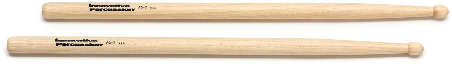 

Инновационные маршевые барабанные палочки Percussion FS-1 Field Series — Модель №1 — Гикори — Овальная бусина