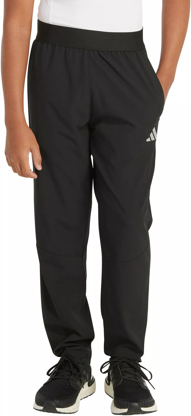 Спортивные брюки Adidas для мальчиков из эластичной ткани