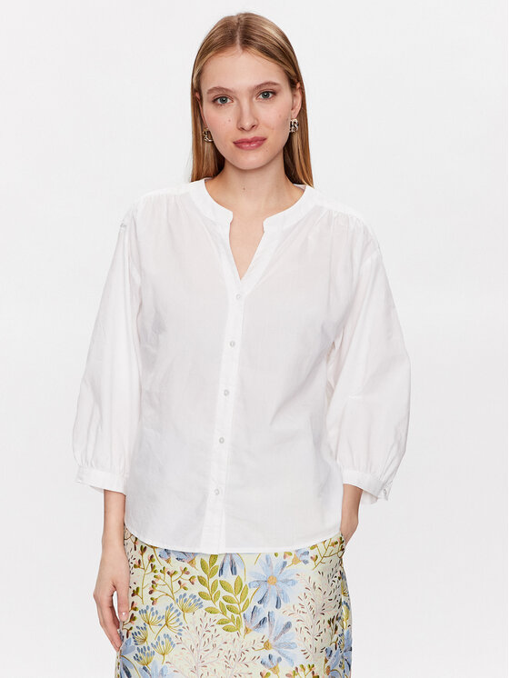 Рубашка базового кроя Moss Copenhagen, белый цена и фото
