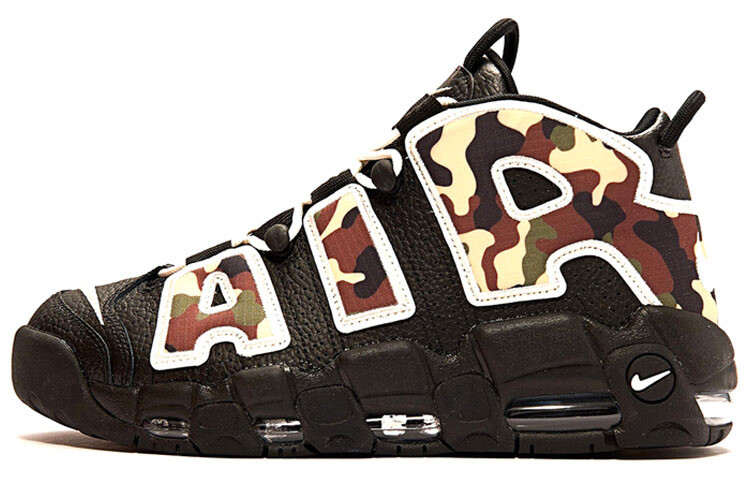 

Мужские винтажные баскетбольные кроссовки Nike Air More Uptempo камуфляжные