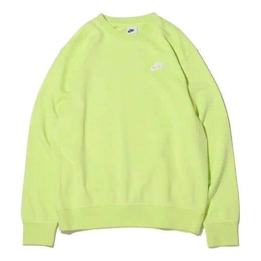 

Толстовка Nike Sportswear Club French Terry Logo Sweatshirt 'Neon Green', мультиколор