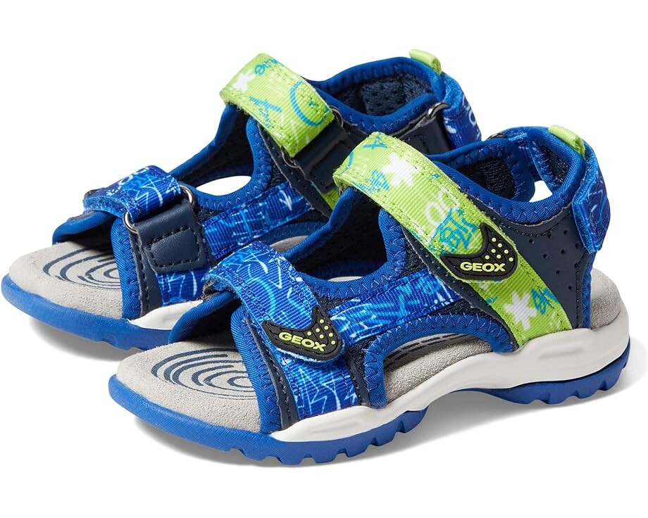 

Сандалии Geox Borealis 23, цвет Navy/Lime