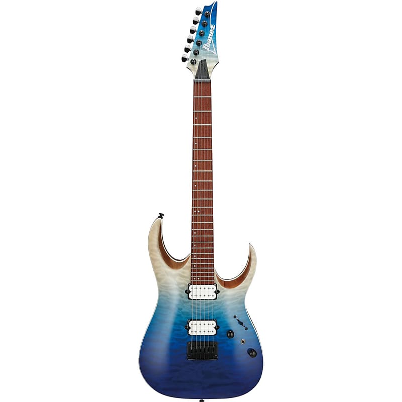 

Электрогитара Ibanez High Performance RGA42HP Electric Guitar, Off Set White Dot Inlay Jatoba Fretboard, Blue Iceberg Gradation