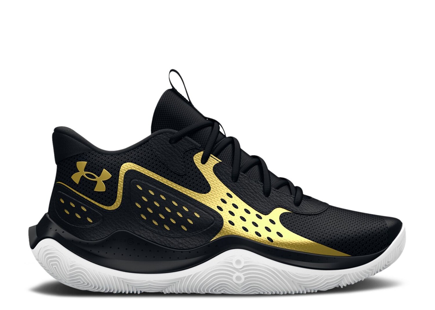 Кроссовки Under Armour Jet '23 'Black Metallic Gold', черный