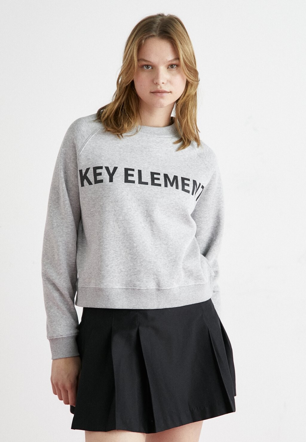 

Толстовка Nmalden Raglan Noisy May, цвет light grey melange