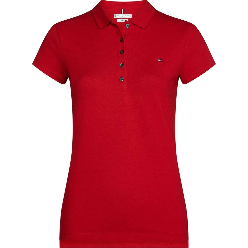

Поло с коротким рукавом Tommy Hilfiger Heritage Slim, красный