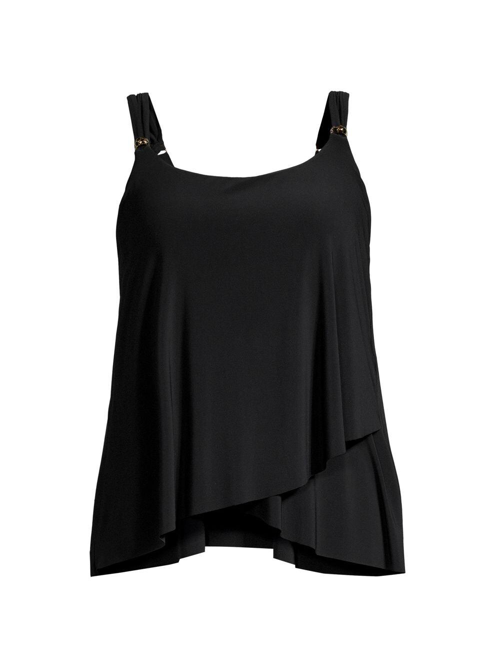 

Топ танкини Razzle Dazzle Miraclesuit Swim, Plus Size, черный