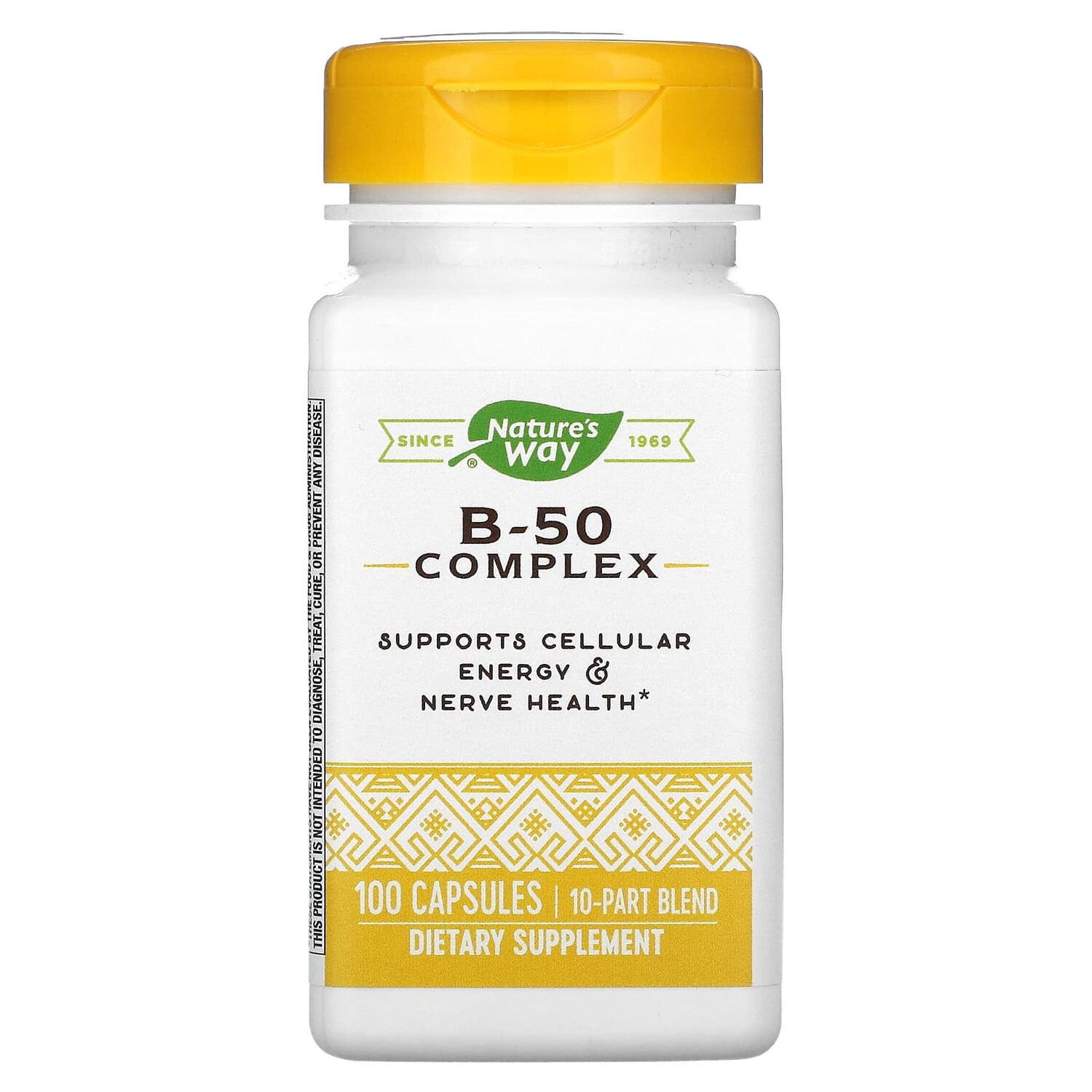 

Комплекс витаминов B-50, 100 капсул, Nature's Way