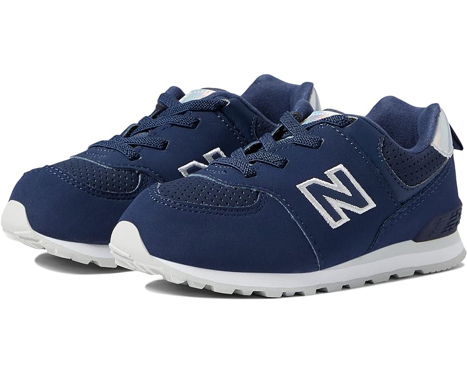 

Кроссовки New Balance 574 Bungee Lace, цвет Natural Indigo/White