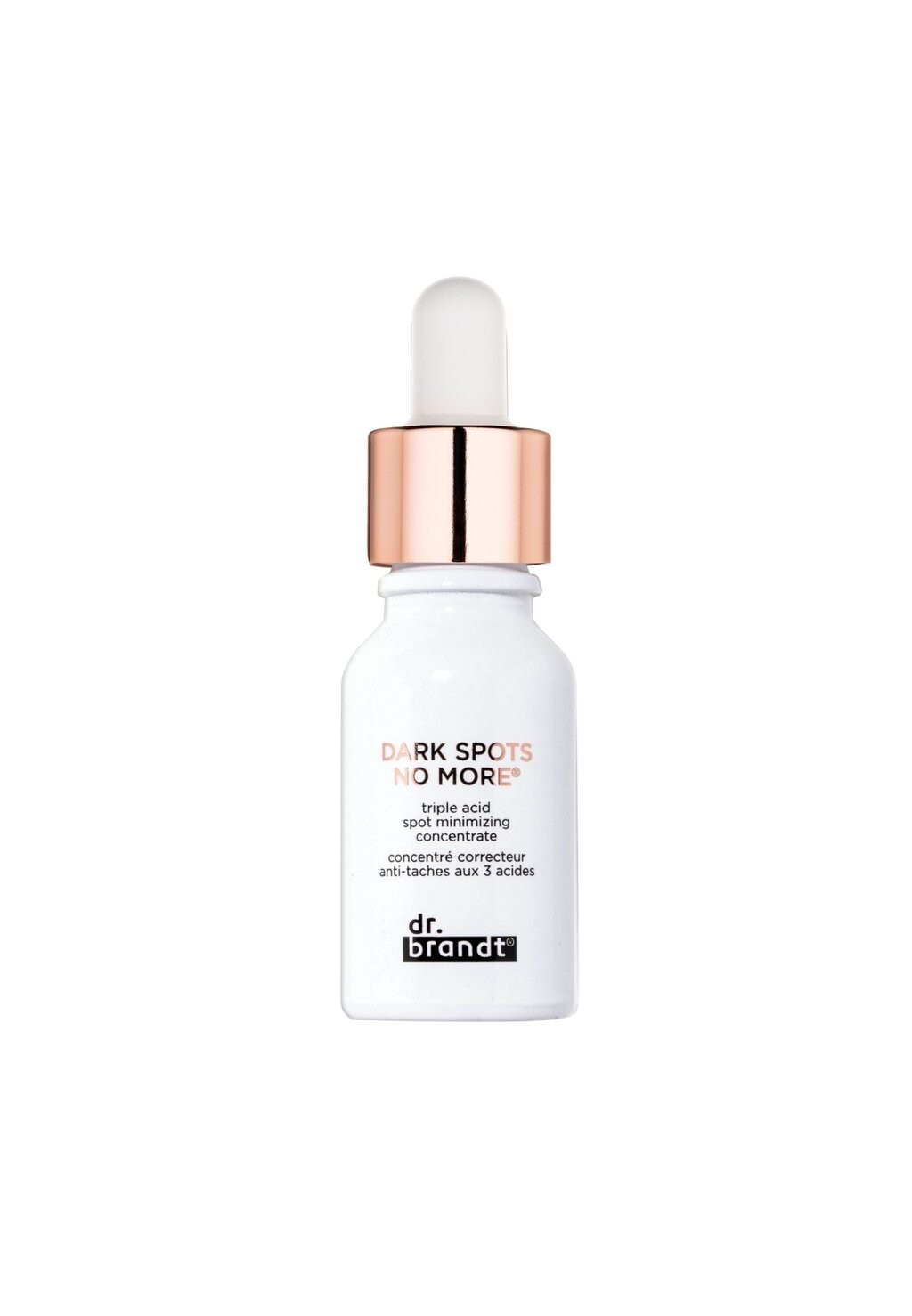 

Сыворотка DR. BRANDT -BRIGHT THIS WAY DARK SPOTS NO MORE TRIPLE ACID SPOT MINIMIZING CONCENTRATE, RETAIL BOTTLE Dr. Brandt, белый