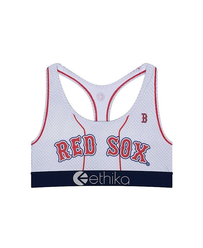 

Женский белый спортивный бюстгальтер Boston Red Sox Babe Ethika, белый