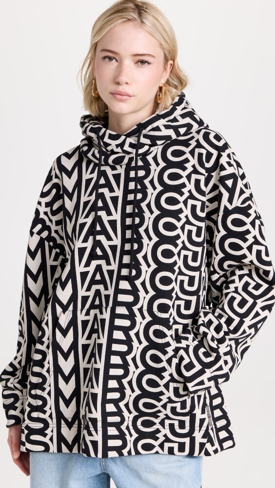 

Худи Marc Jacobs Monogram Oversized, черный
