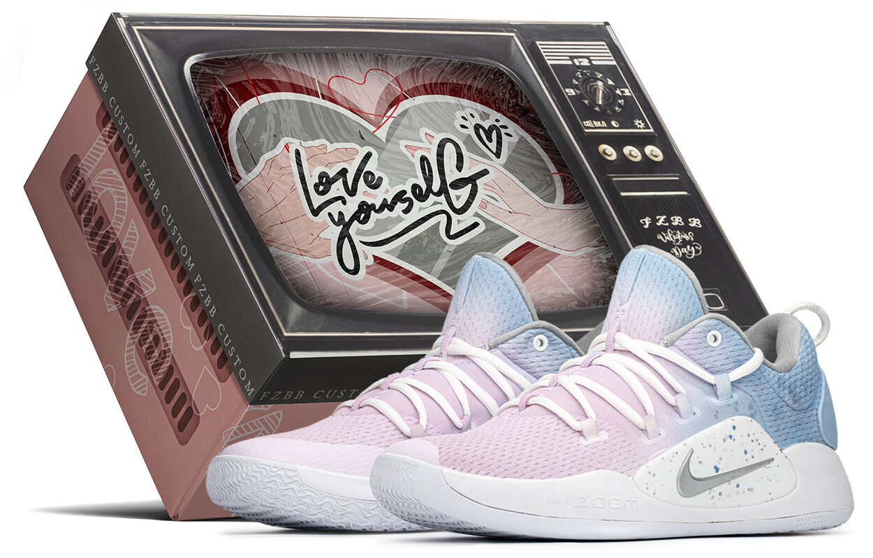

Баскетбольные кроссовки Hyperdunk X мужские с низким верхом фиолетовые/розовые Nike