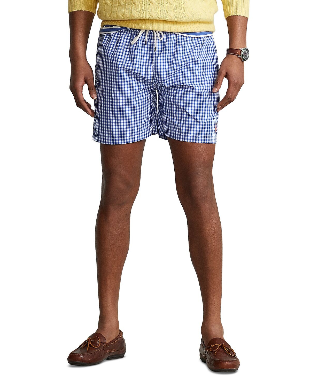 

Мужские классические плавки Traveler размером 5–3/4 дюйма Polo Ralph Lauren