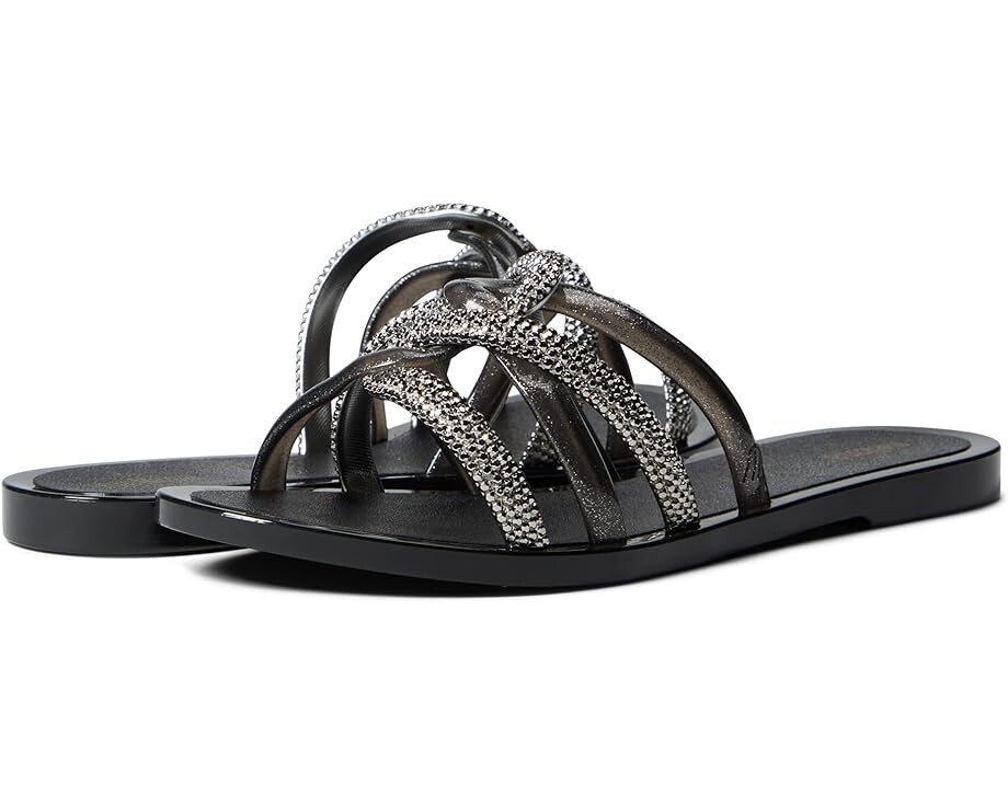

Сандалии Melissa Shoes Shiny, черный/серебряный