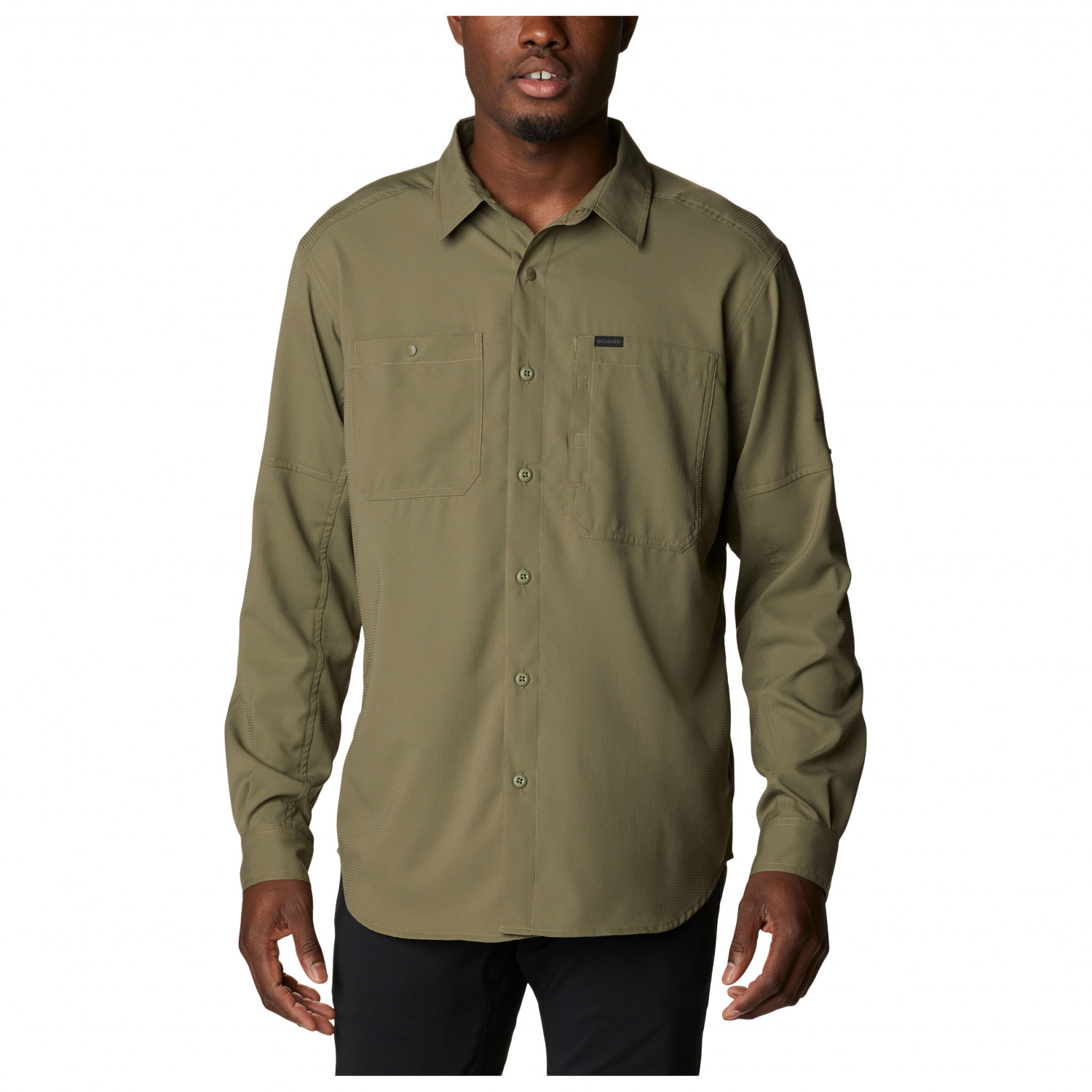 Рубашка Columbia Silver Ridge Utility Lite Long Sleeve, цвет Stone Green