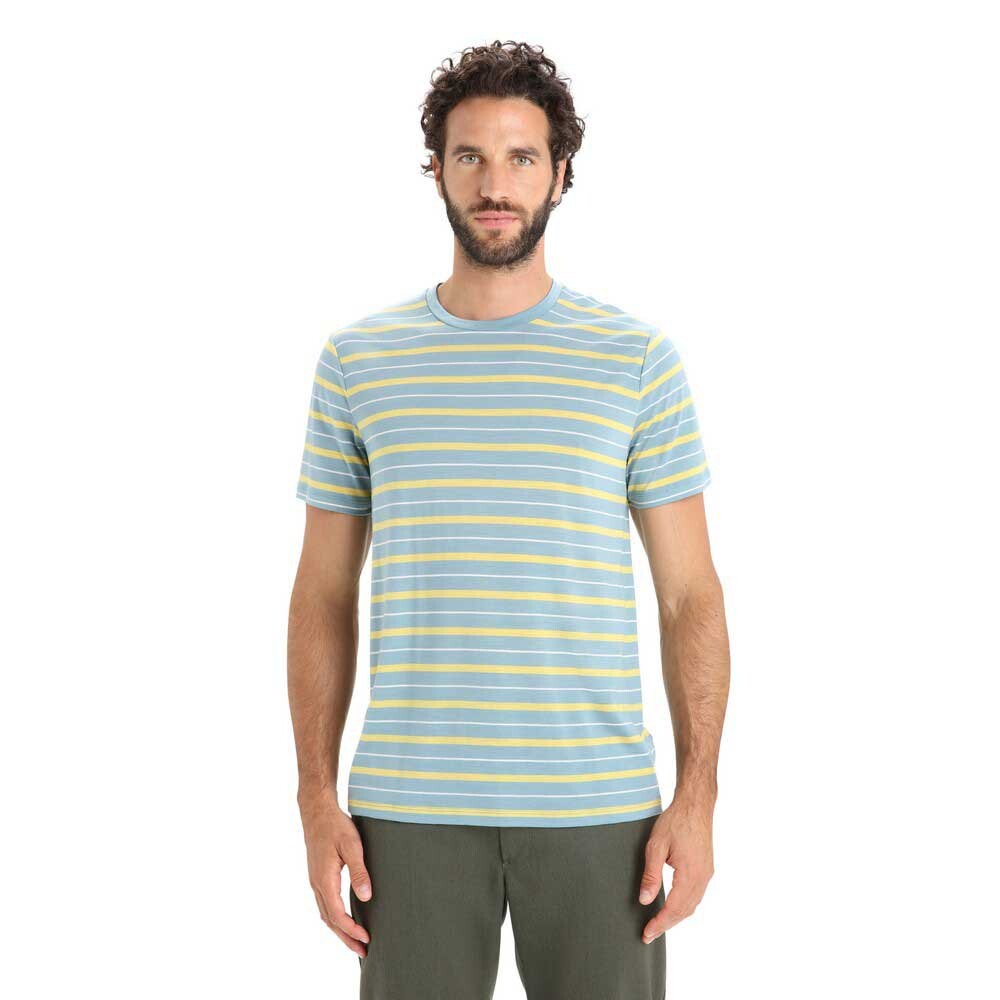 

Футболка Icebreaker Wace Stipe Merino, зеленый