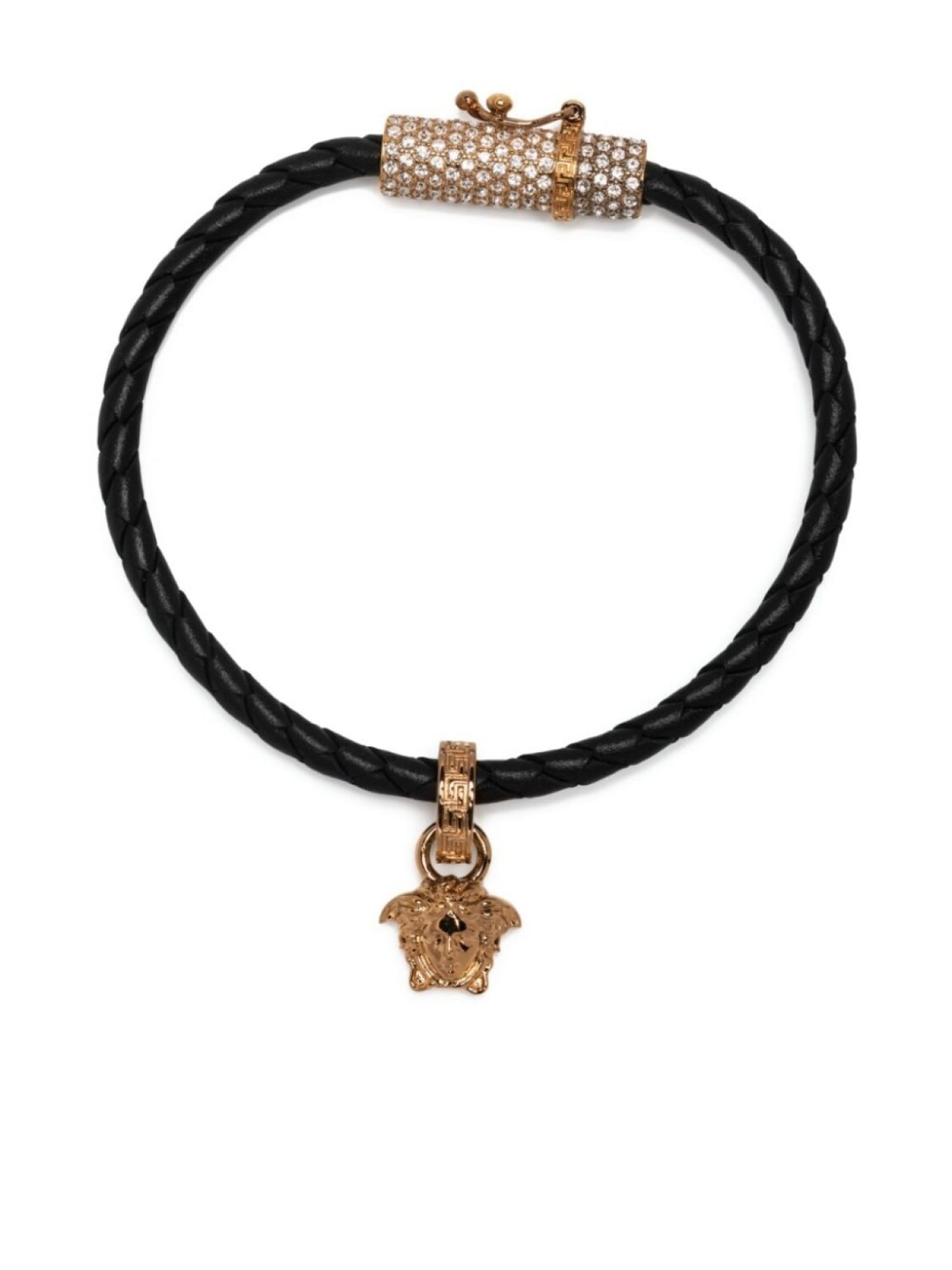

Браслет с декором Medusa Versace, черный