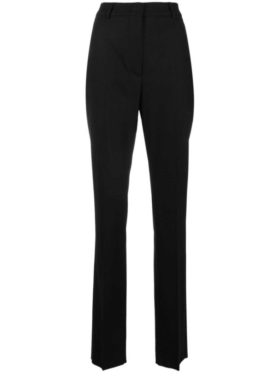 

Sportmax расклешенные брюки из вирджинской шерсти, черный
