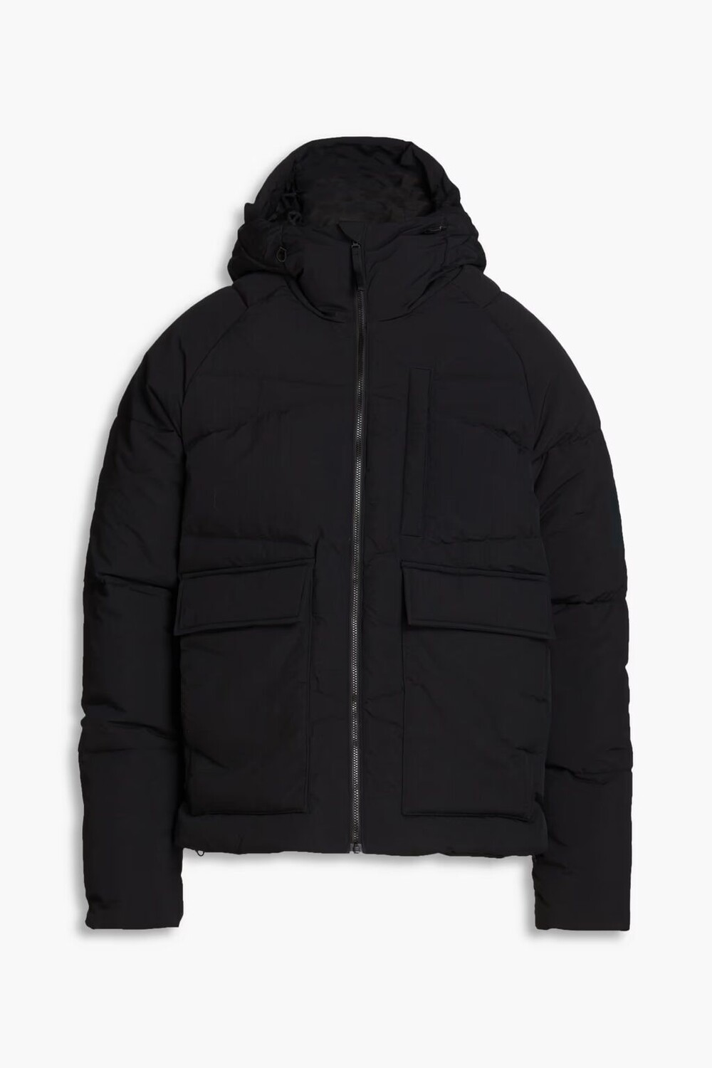 

Стеганая куртка с капюшоном Big Baffle Adidas, черный