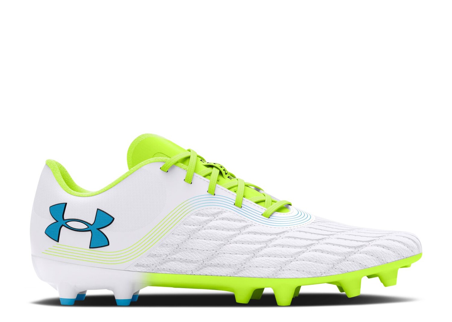 

Кроссовки Under Armour Magnetico Pro 3 Fg 'White High Vis Yellow', белый