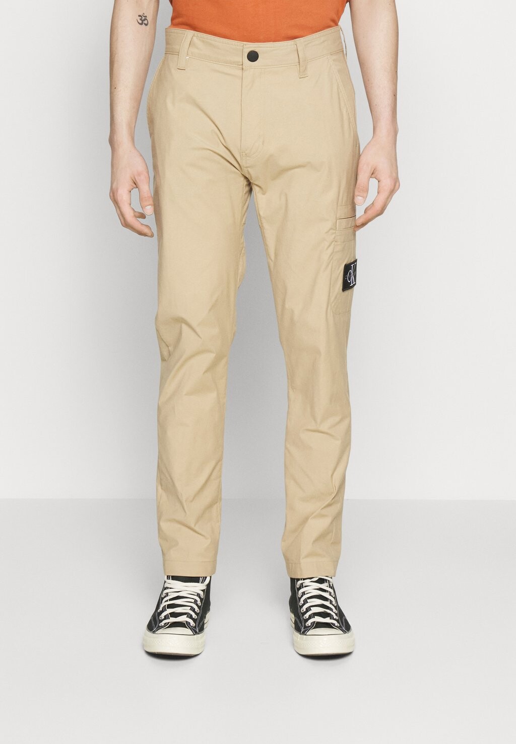 

Чиносы Ripstop Taper Calvin Klein Jeans, бежевый