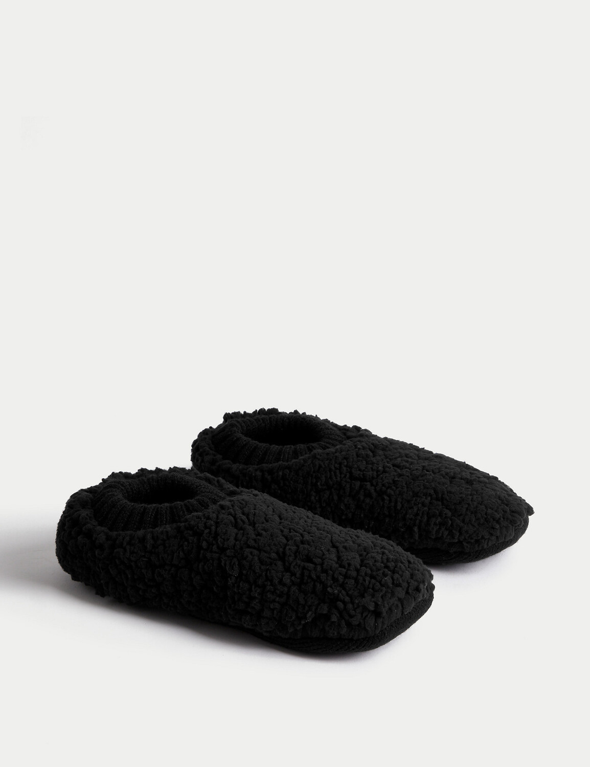 

Флисовые носки-тапочки Marks & Spencer, черный