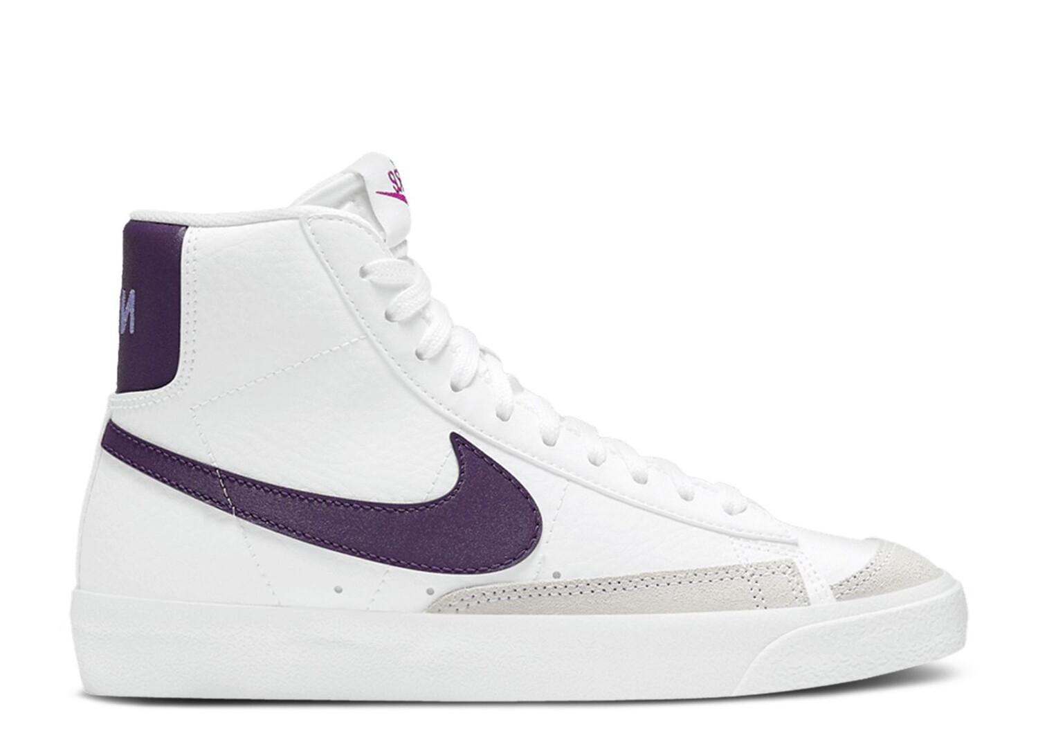 

Кроссовки Nike Blazer Mid '77 Se Gs 'Eggplant', белый